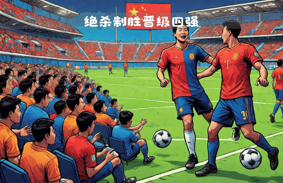 紧张激烈的比赛中，球队巧妙配合取得胜利